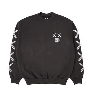 KAWS X Kid Cudi Moon Man Back Print Crewneck